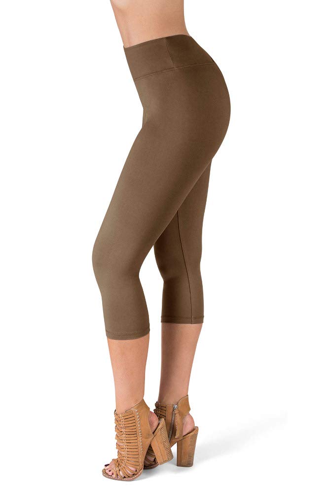 High Waisted Capri Leggings For Women - Capri Leggings For Women - High Waist