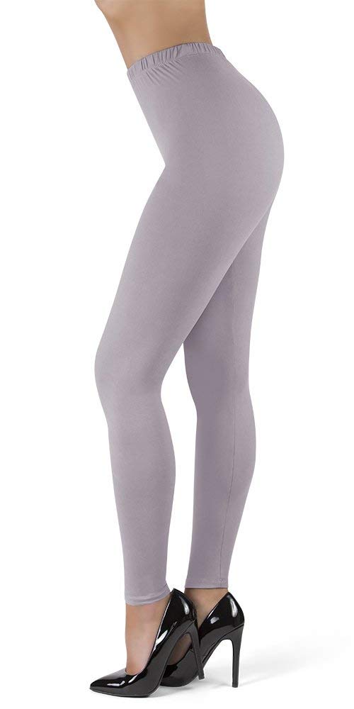 High Waisted Leggings For Women  Full Length  1 Inch Waistband