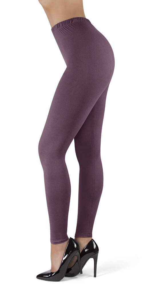 High Waisted Leggings For Women  Full Length  1 Inch Waistband