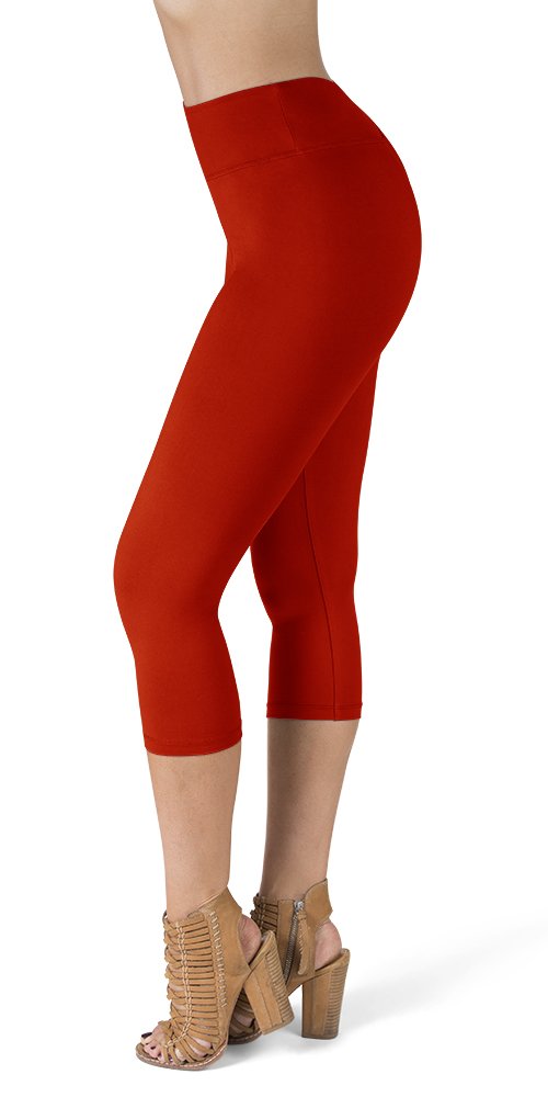 High Waisted Capri Leggings For Women - Capri Leggings For Women - High Waist