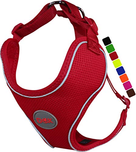 Reflective Air Mesh Dog Harness - Adjustable Chest Harness Dogs - M