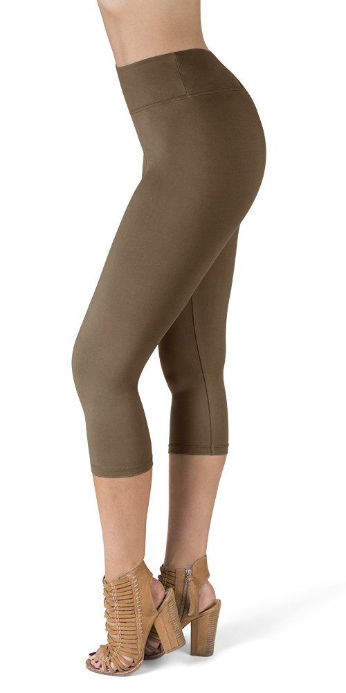 High Waisted Capri Leggings For Women - Capri Leggings For Women - High Waist