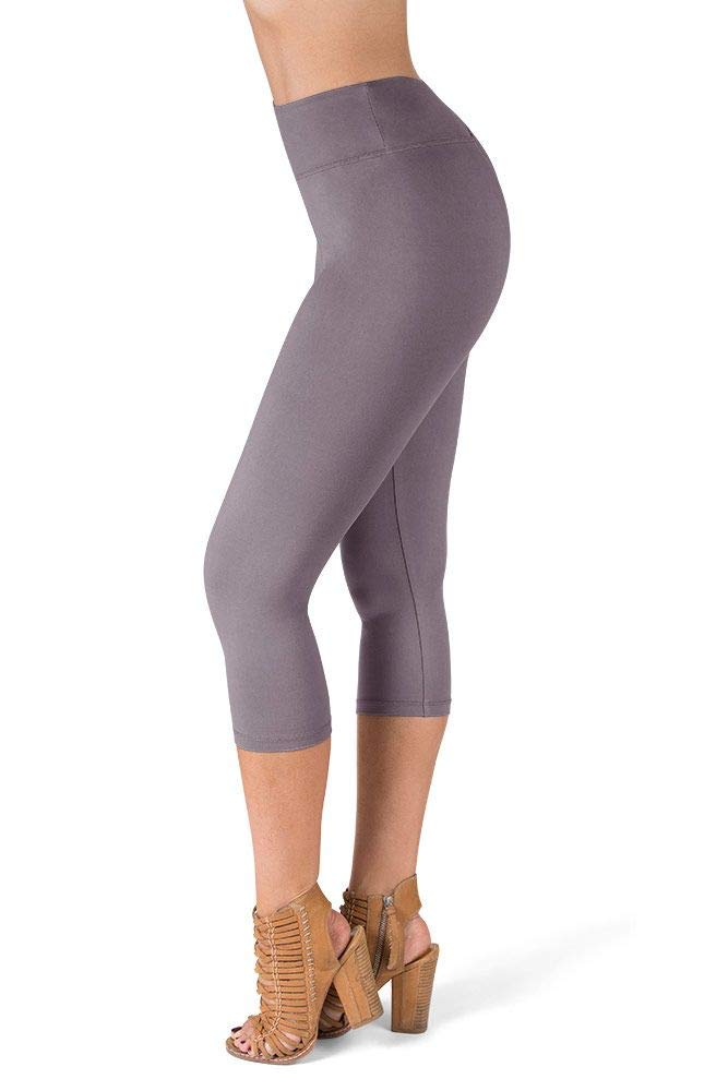 High Waisted Capri Leggings For Women - Capri Leggings For Women - High Waist