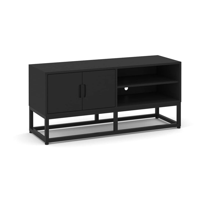 Basslev Mxbyjoeb Monarch Tv Stand With Storage - Modern Design, 2 Doors