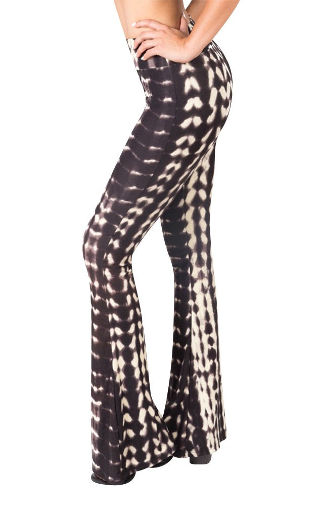 High Waisted Flare Wide Leg Leggings  Printed & Solid  Reg & Plus