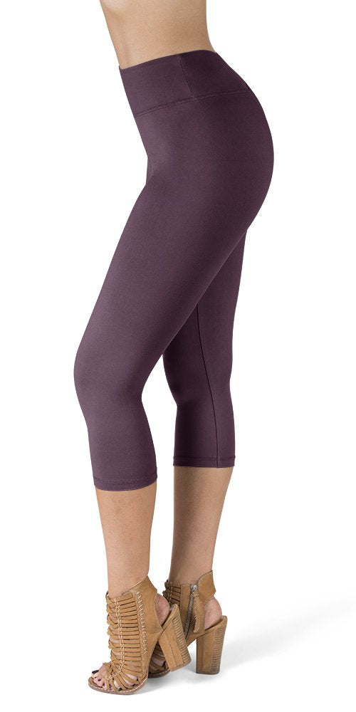 High Waisted Capri Leggings For Women - Capri Leggings For Women - High Waist