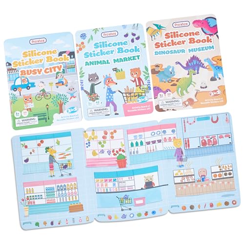 Reusable Silicone Sticker Book