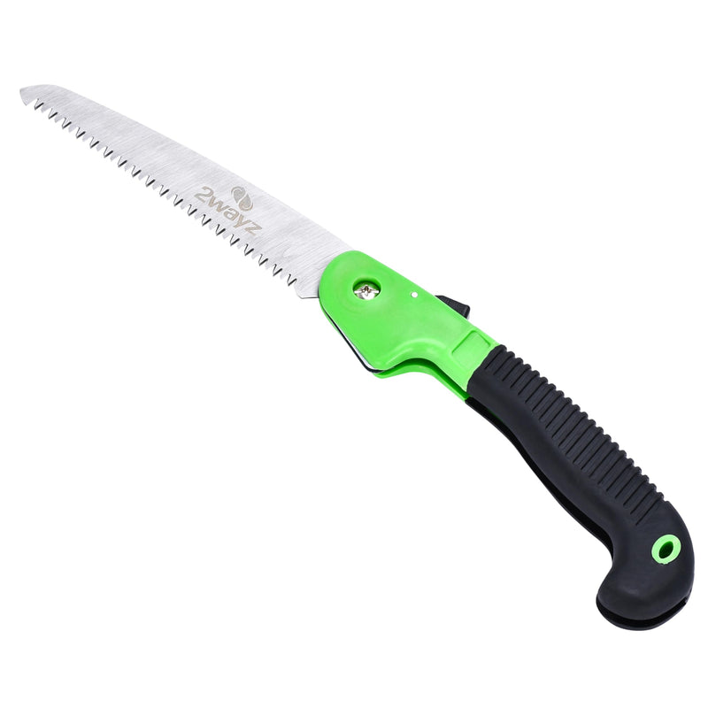 Folding Pruning Saw - 59-Inch Alloy Steel Blade With Rubber-Coated Handle