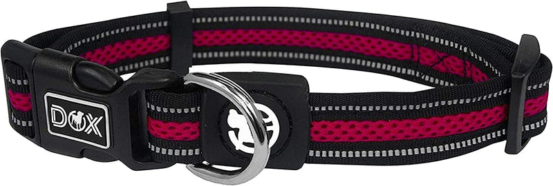 Air Mesh Dog Collar, Reflective, Adjustable, Padded, Many Colours, For Small