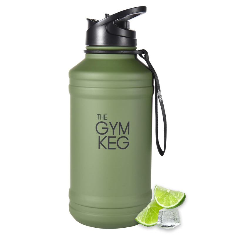 Stainless Steel Water Bottle 74 Oz / 22l Green - Reusable Leakproof