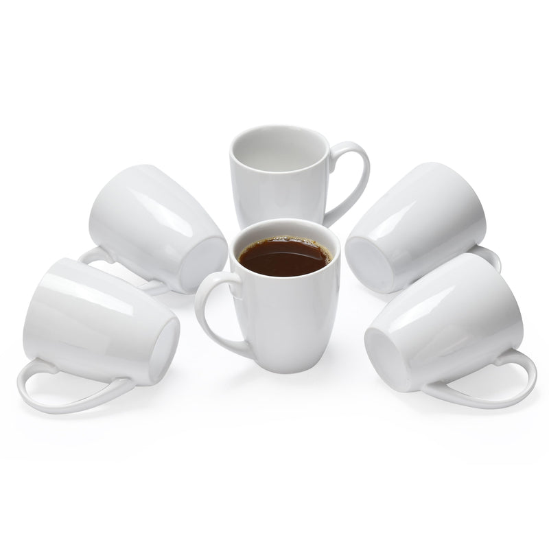 Ceramic Coffee Mug Set Of 6-8oz Unique Coffee And Tea Mug Set - Coffee Cups