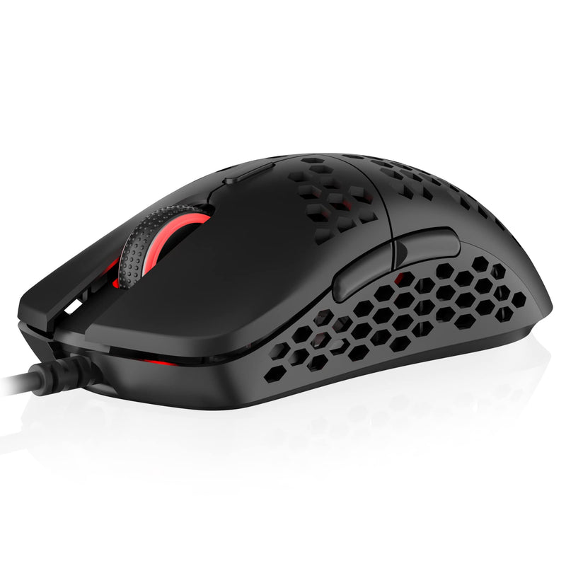 Mira S Ultra Lightweight Rgb Gaming Mouse  Honeycomb Shell  61 Grams  Max