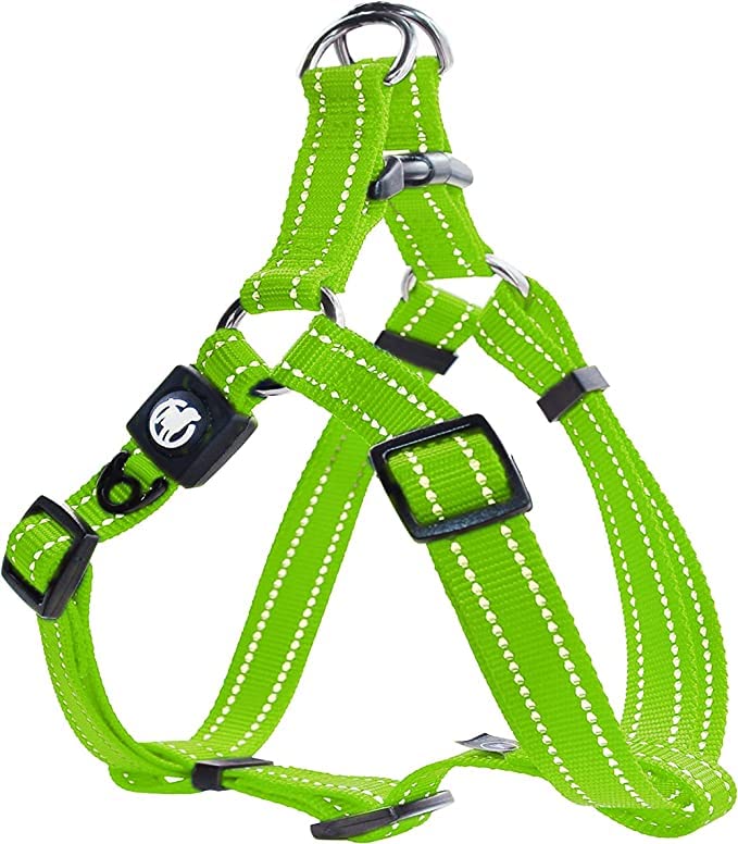 Nylon Dog Harness, Step-In, Reflective, Adjustable, Escape-Proof, For Small &