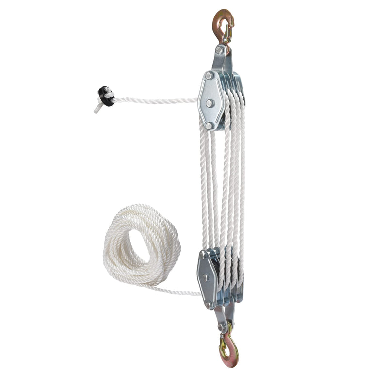 Block And Tackle Pulley System - Rope Hoist Pulley System - Heavy Duty Pulley