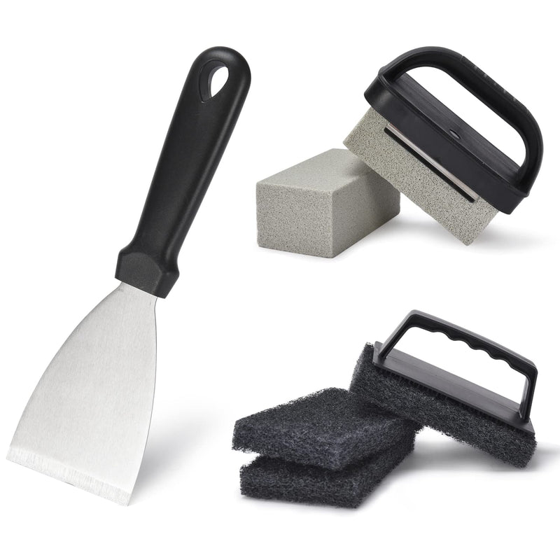 Pino Products Grill And Griddle Cleaning Accessories Set - Flat Top Grill