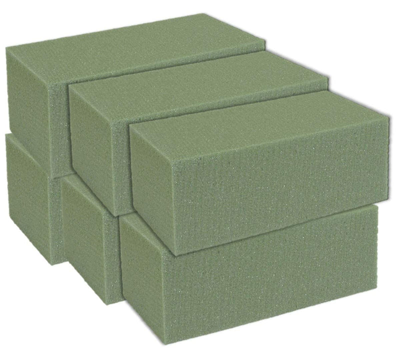 Dry Floral Foam Blocks For Flower Arrangements 12pk, Foam Block For Artificial