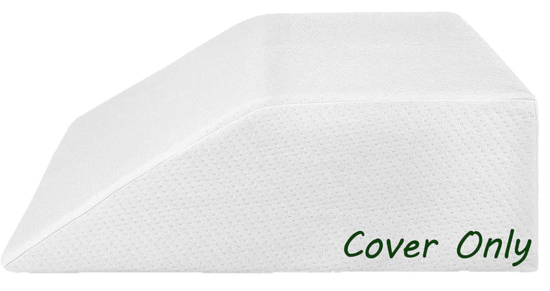 Leg Pillow Cover - Fits Leg Elevation Pillow - Replacement Wedge Pillow Cover