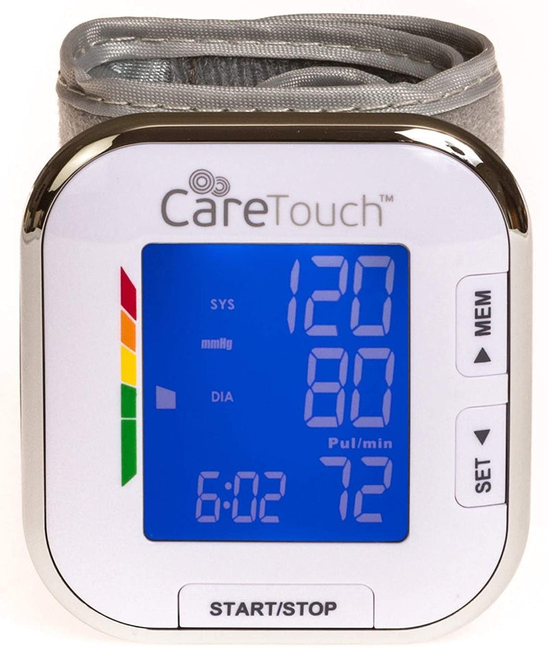 Digital Wrist Blood Pressure Monitor For Adults Size 55-85" For Home Use