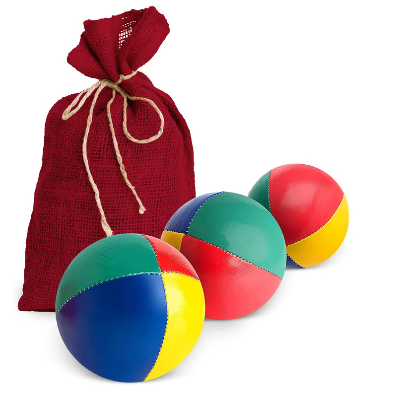 3 Juggling Balls Kit For Beginners And Professional - Weighted Juggling Balls