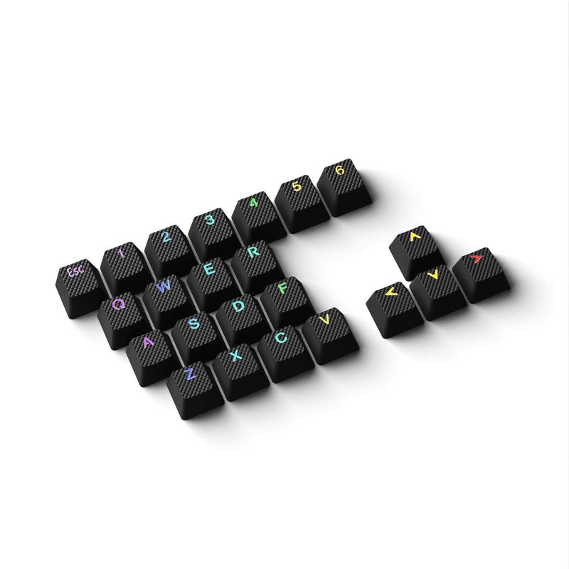 Rubber Backlit Doublesht Keycap Set  Oem Profile For Mechanical Keyboard