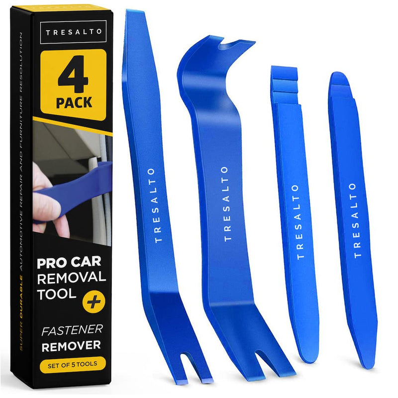 Auto Trim Removal Tool Set - 4pcs (No Scratch Plastic Pry Tool Kit) - Auto Trim