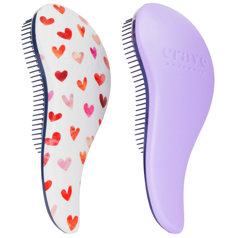 Glide Thru Detangling Hair Brushes For Adults & Kids Hair - Detangler