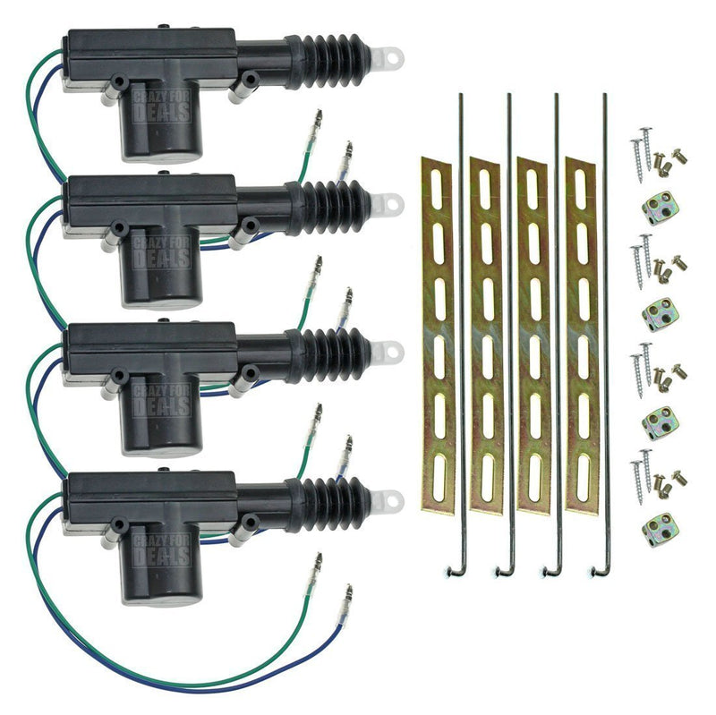 Universal Car Power Door Lock Kit Actuator 12-Volt Motor