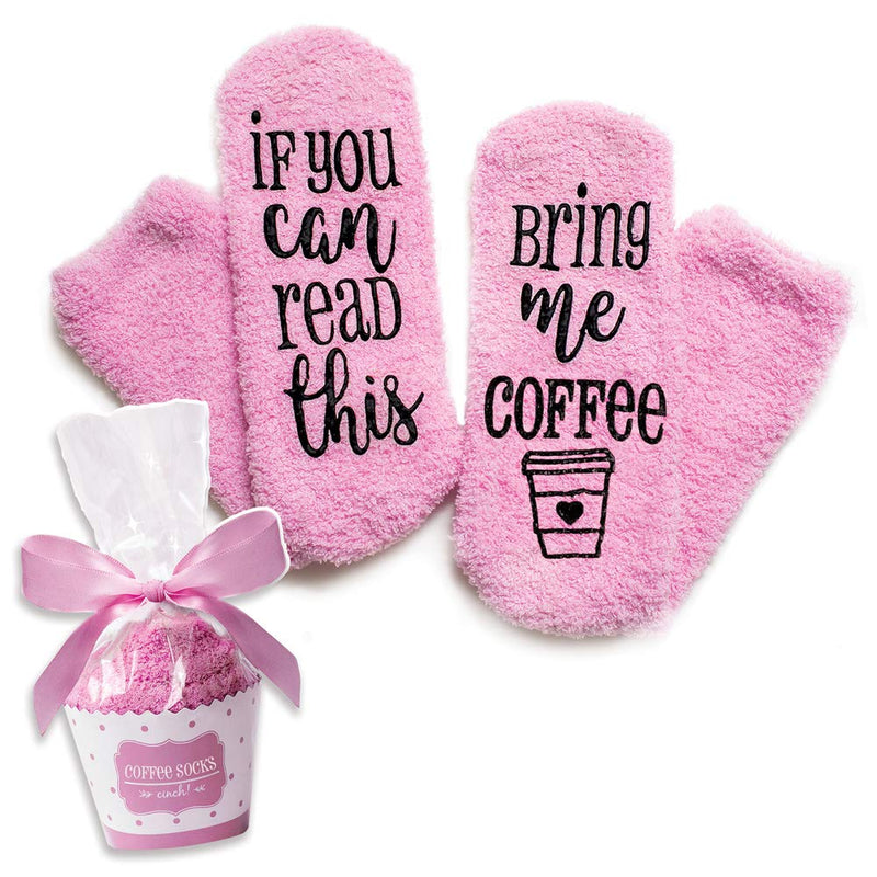 Luxury Coffee Socks With Cupcake Gift Packaging  If You Can Read This Bring Me