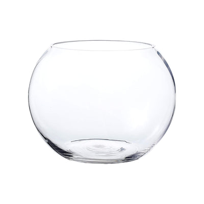 Clear Glass Bubble Bowl  Glass Fish Bowl  Globe Flower Vase