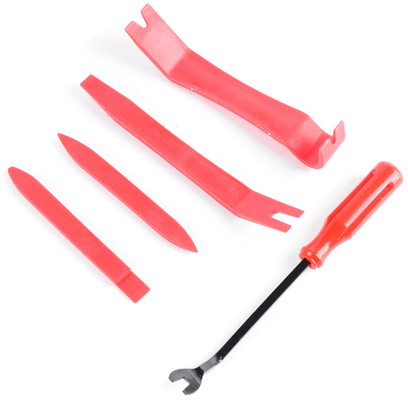 Set Of 5 Auto Trim Tool Kit - Comprehensive Trim Removal For Car