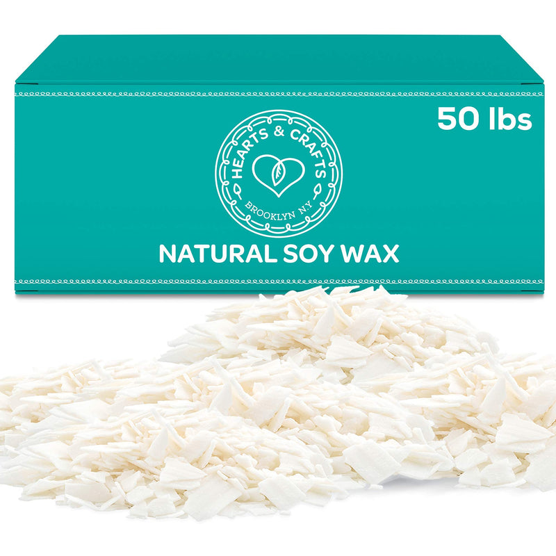 Natural Soy Wax For Candle Making - 50lbs Natural Soy Wax - 2 Metal