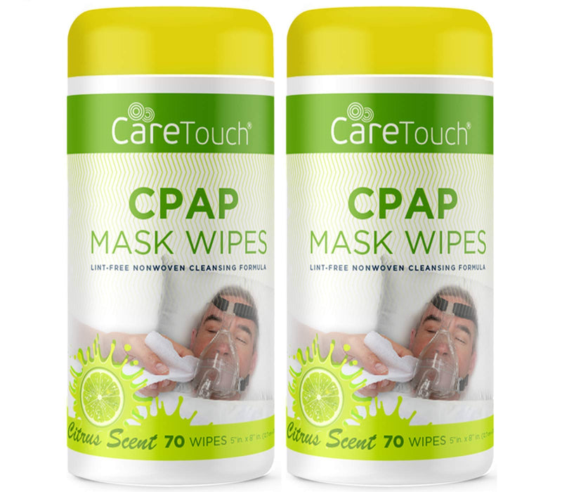 Cpap Mask Cleaning Wipes - Scented  2 Packs Of 70 Scented Cleaning Wipes