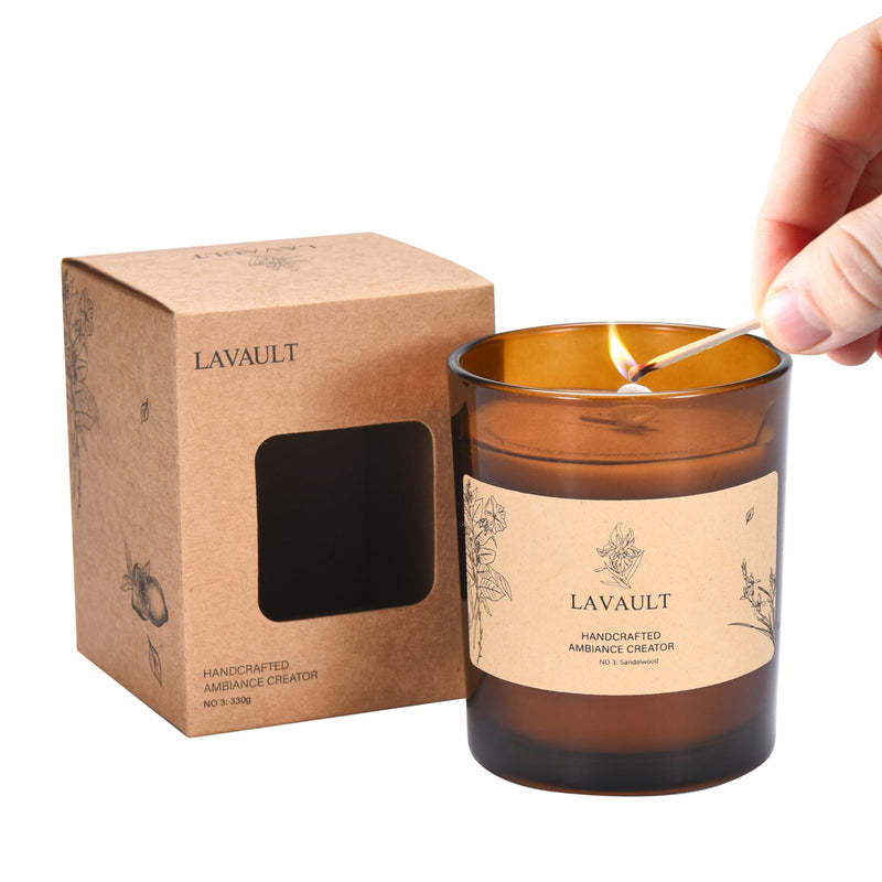 Scented Candle Dark Jar_1 Unit_Brown Heyday