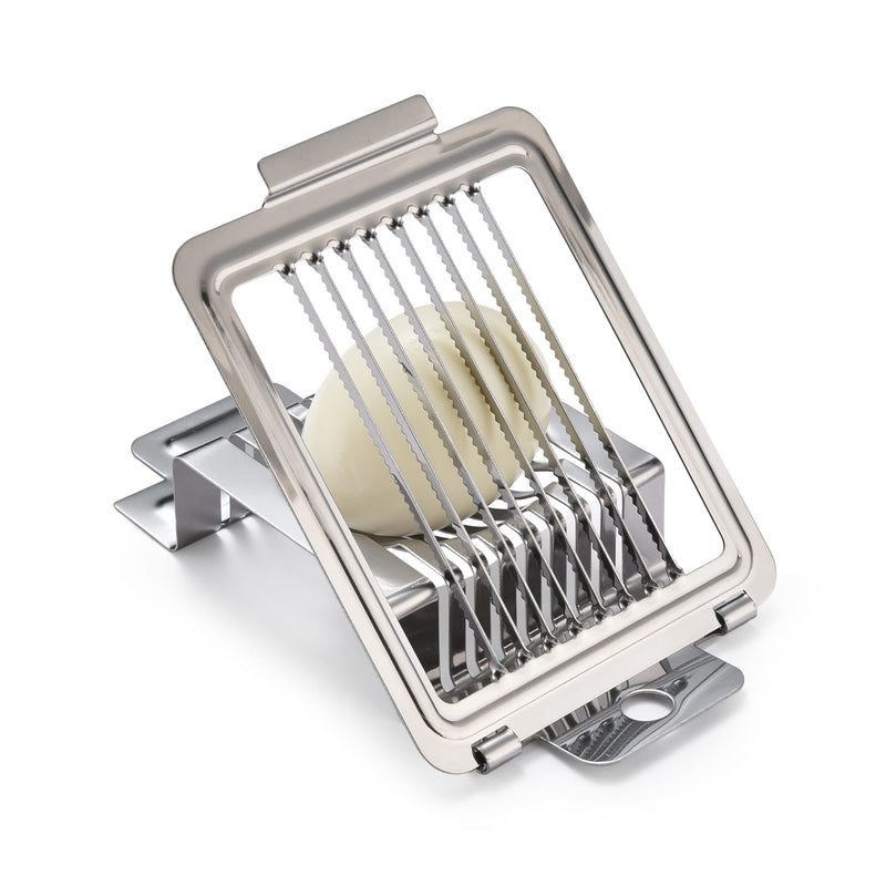 Egg Slicer For Hard Boiled Eggs - Stainless Cutter For Eggs - Heavy Duty Egg