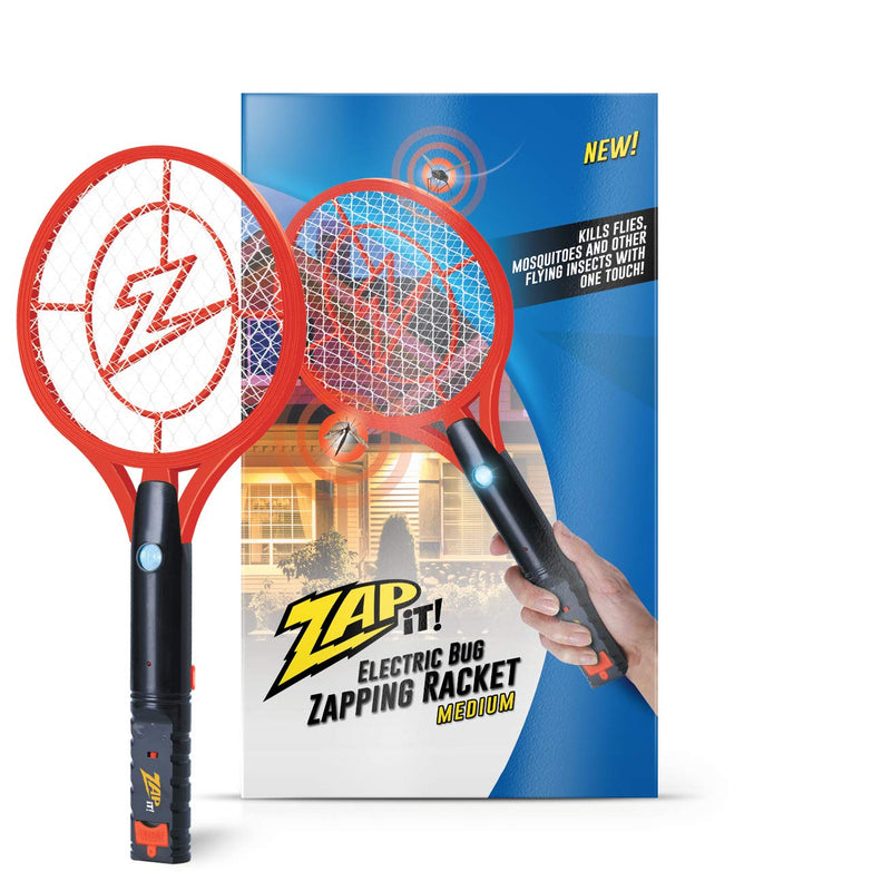 Electric Fly Swatter Racket & Mosquito Zapper - High Duty 4,000 Volt Electric