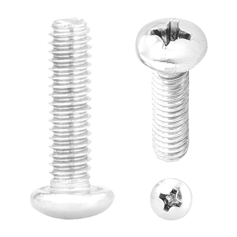 18-8 (304) Stainless Steel Pan Head Machine Screws - 