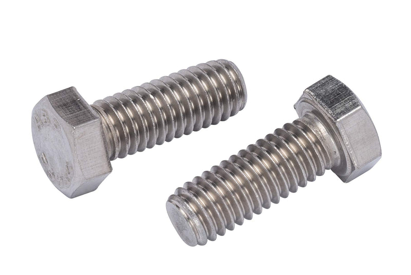 3/8"-16 X 1" (25 Pack) Stainless Hex Head Bolt, 18-8 (304) Stainless Steel