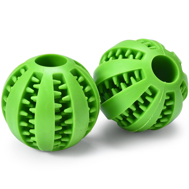 Interactive Dog Chew Toy Ball - Bite-Resistant Dog Treat Ball Dispenser Feeder