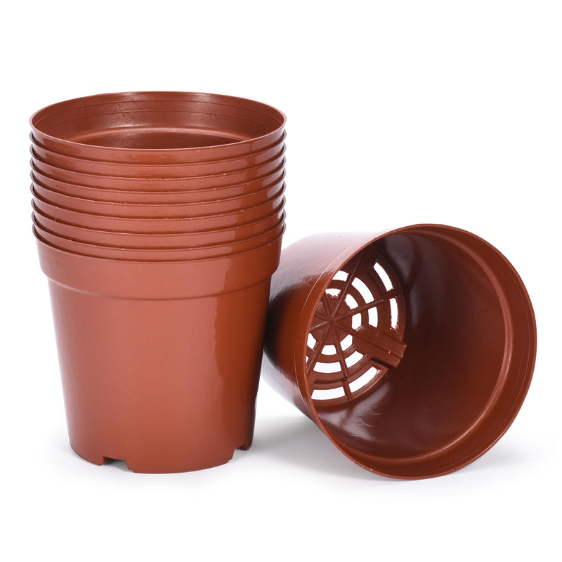 Plastic Pots For Plants - Pot For Planting Herb, Flower, Or Houseplant