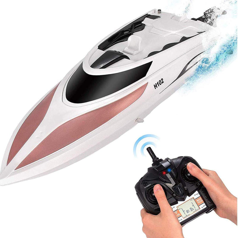 Rc Boat - Remote Control Boat For Kids And Adults  20 Mph Speed  Durable