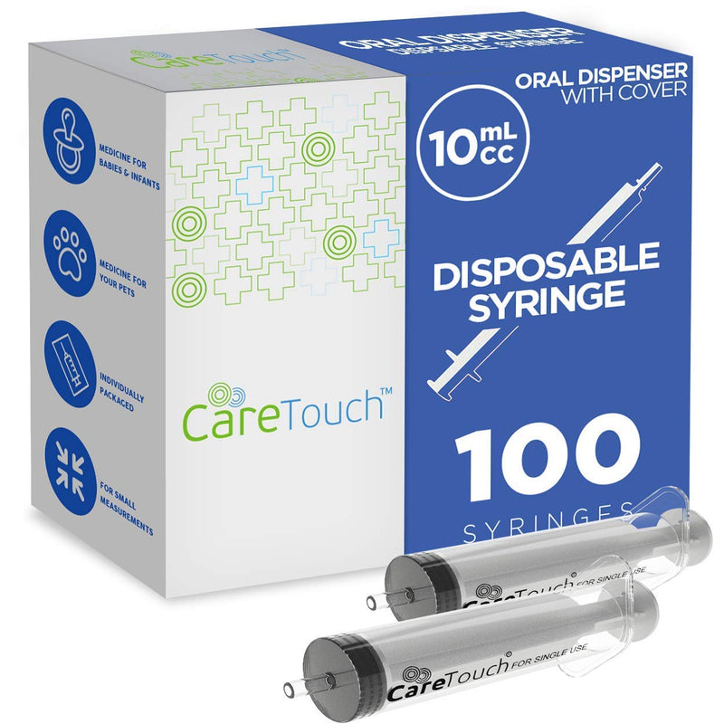 10ml Oral Dispenser With Cover- 100 Syringes