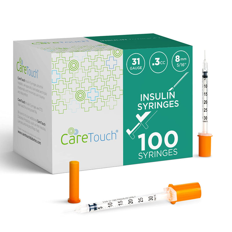 - Insulin Syringes - 31g 5/16" - 8 Mm 3 Cc - 31 Gauge 5/16 Inch Syringe