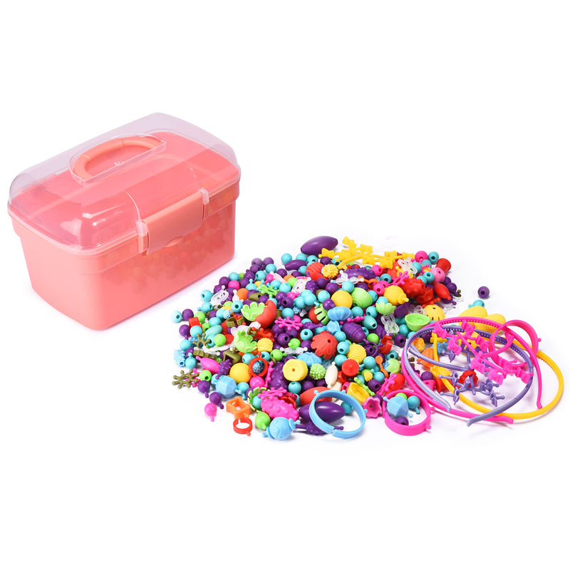 Bracelet Jewelry Making Kit For Girls - Arts And Crafts For Kids - Snap Pop