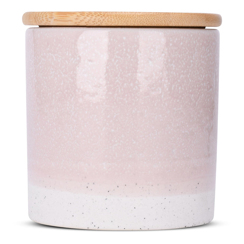 Ceramics Food Container - Pink And White, Ideal Housewarming Gift, Perfect