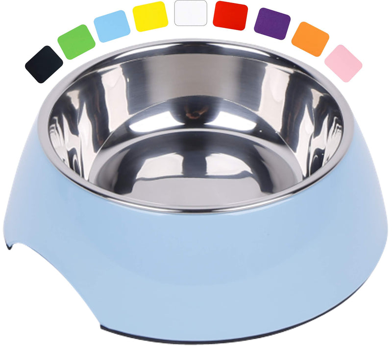 Dog Feeding Bowl - Non Slip And Dishwasher Safe Melamine Base With Removable