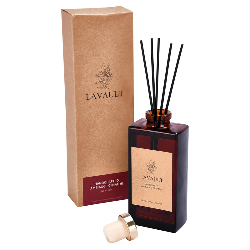 Reed Diffuser Brown Jar &150ml_1 Unit_Orange