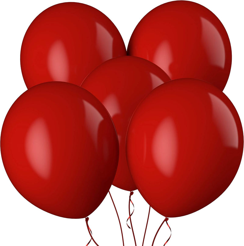 Red Jumbo Balloons - 30 Extra Large 18 Inch Red Balloons For Photo Shoot,