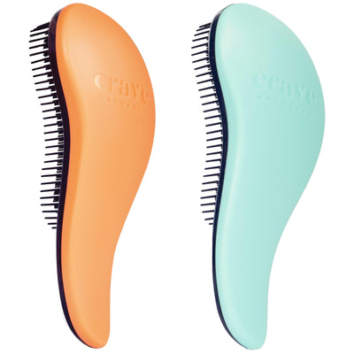 Glide Thru Detangling Brush For Adults & Kids Hair - Detangler Brush