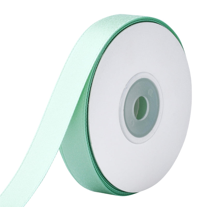 Satin Ribbons Light Green (06 Inx30ft) - Ideal For Diy Craft And Sewing