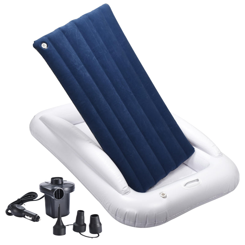 Portable Toddler Bed - 3 Pcs: Inflatable Kids Air Mattress, Smaller Insertable